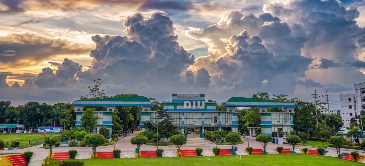 Daffodil International University banner