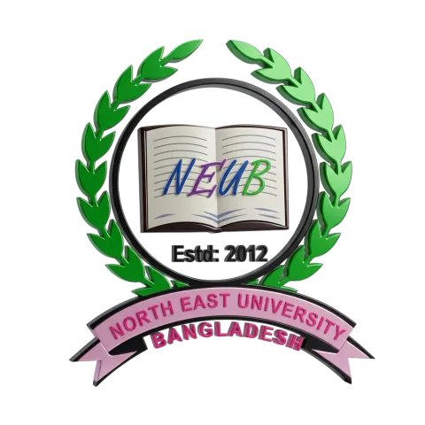 North East University Bangladesh logo